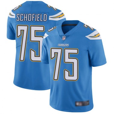 Los Angeles Chargers NFL Football Michael Schofield Electric Blue Jersey Youth Limited #75 Alternate Vapor Untouchable->los angeles chargers->NFL Jersey